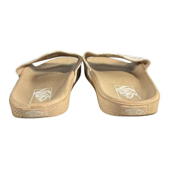 Vans Women’s Checkerboard Slides Sandals Cream Beige Size 8 - Picture 5 of 9